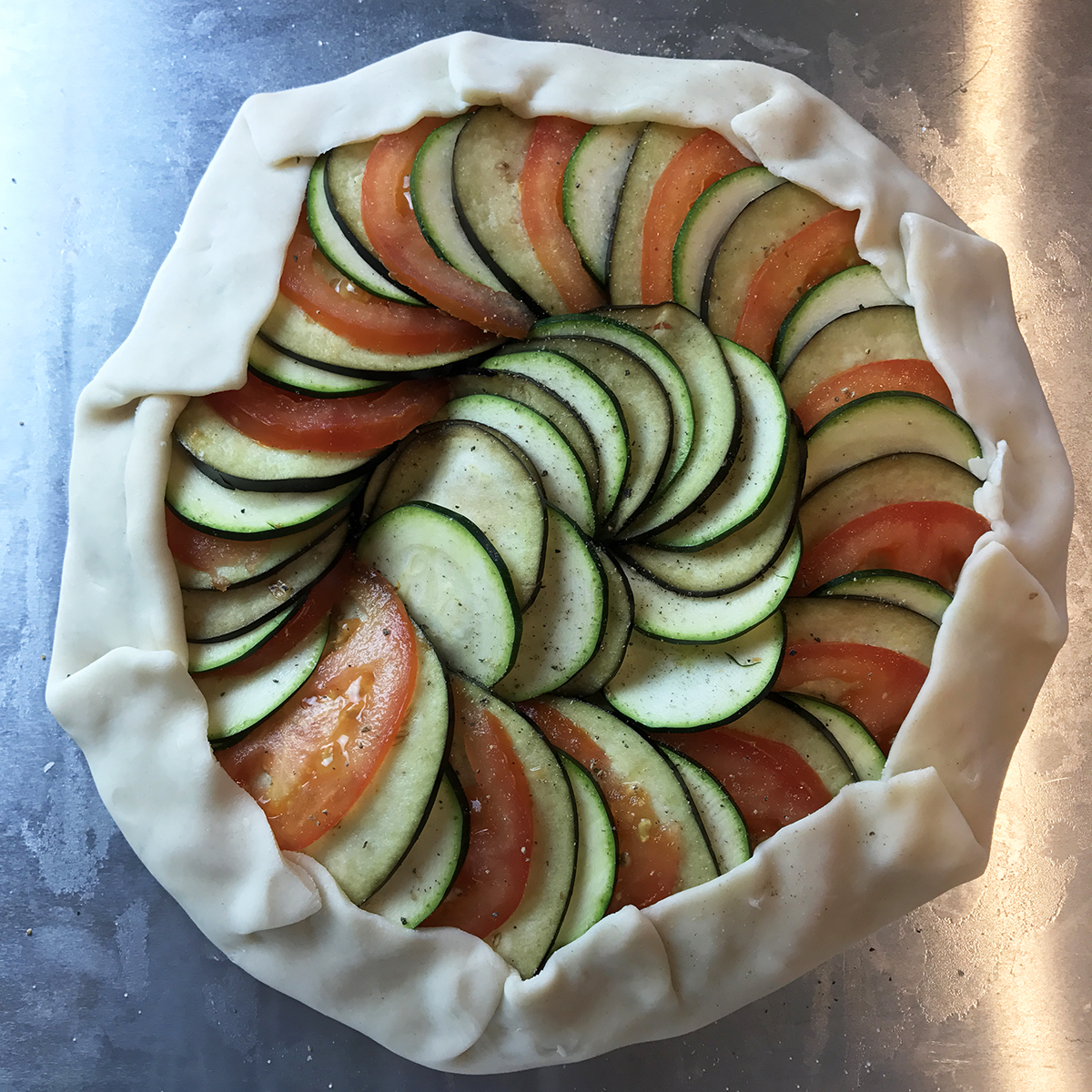 ratatouille tart