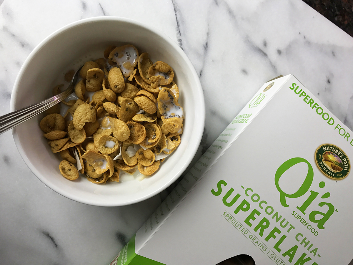 nature's path qia cereal