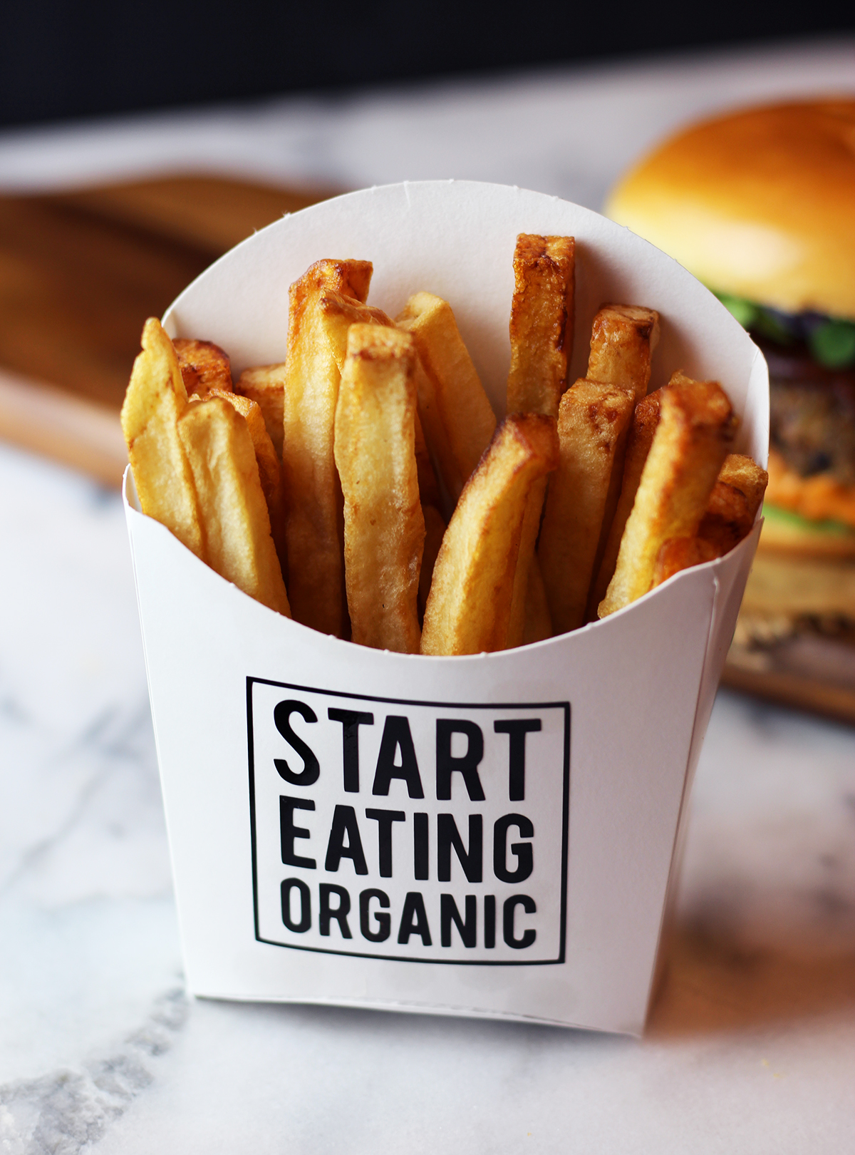 french fry box branding